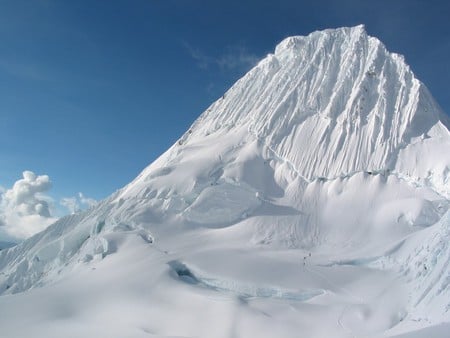 Icy Alps - snow, alps, icy, winter white