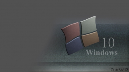 Windows 10 (UN) - dalearsi, Cain CANIS, Soft, System, windows 10, Windows, Caincanis, Gray, da Learsi