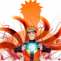 Naruto rasengan kyuubi