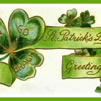 Vintage Erin Go Bragh Postcard 