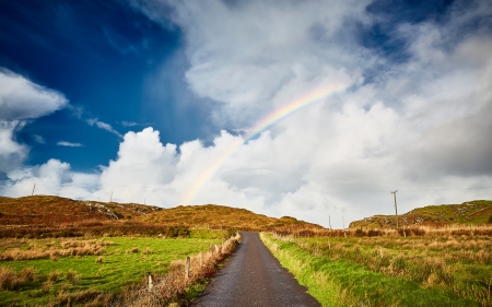 Path - cloud, rainbow, Pat, sky