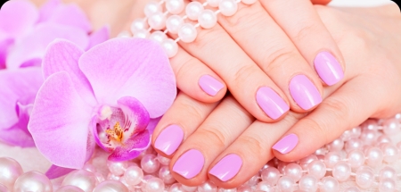 â™¥ - orchid, flower, pearls, hands