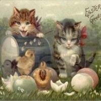 Vintage Easter Post Card