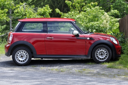 Red Mini - mini cooper, red, originell, car, beautiful