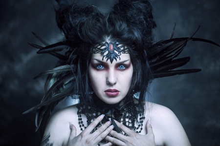 Goth - style, goth, face, woman