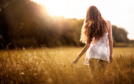 Mood - dress, women, field, Model