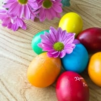 Painted Easter eggs