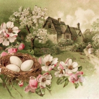 Vintage Easter Post Card