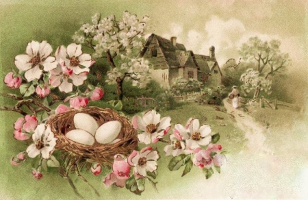 Vintage Easter Post Card