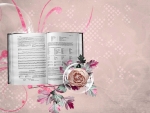 Music Book and Rose F