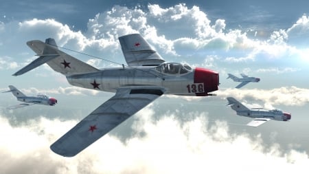 Mig 15 BIS 1 - aircraft, beautiful, photography, military, photo, wide screen