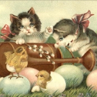 Vintage Easter Post Card