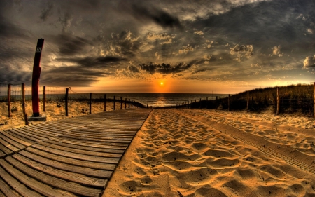 Beach - cloud, beach, sky, nature