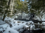 Waterfall at Gillis Lake, Nova Scotia