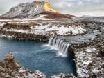 Waterfall in Iceland