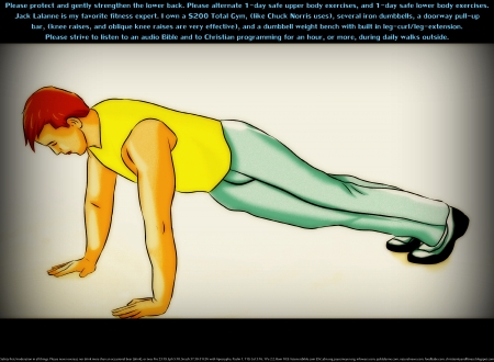 Push Up - sports, fitness, exercise, joy, christian, discipline, self-discipline, cool, anime, natural high, self-esteem, religious, love, motivational, positive addiction, heaven, self-control, happiness, confidence