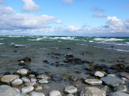 Lake Michigan - beach, michigan, lake, water