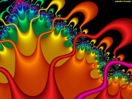 Colorful Splash ♥ - Splash, Colors, Colorful, Fractals, Abstract