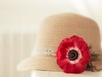 Hat and flower