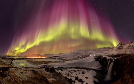 Northern Lights - sky, cloud, lights, northern