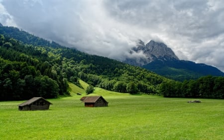 Green Carpet - mountains, fields, nature, amazing