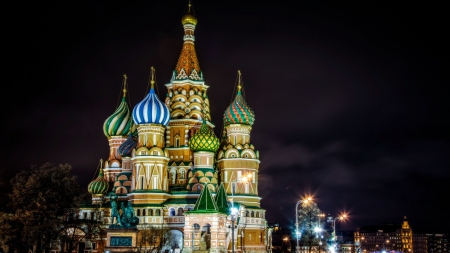 St. Basil's Cathedral F - Moscow, scenery, beautiful, photography, Russia, photo, cityscape, architecture, wide screen, cathedral