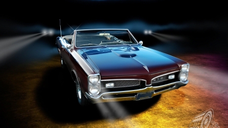 pontiac gto - american, convertible, pontiac, classic