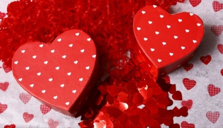 ♥ - abstract, red, photography, hearts