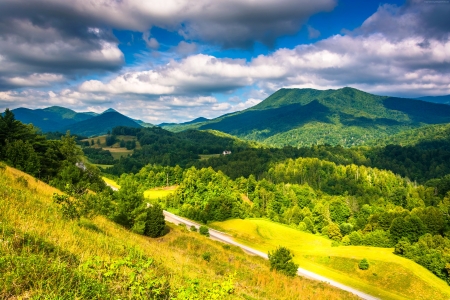 Appalachian-Mountains - cloud, Mountains, Appalachian, sky