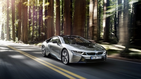 BMW i8 - drive, BMW, car, wheel