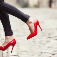 Red shoes