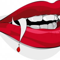 Vampire's lips