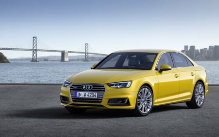 Audi - Audi, yellow, car, wheel