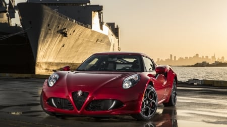 alfa romeo 4c - alfa, coupe, romeo, ship