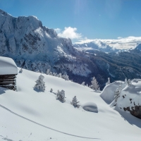 snowy mountains