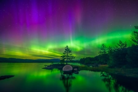 Aurora - nature, aurora, beautiful, light