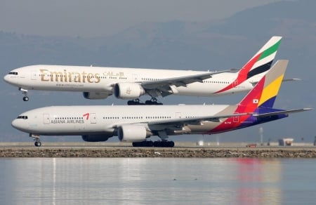 Planes - plane, amazing, shot, river