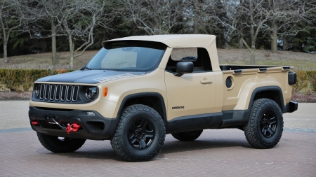 2016 Jeep Comanche Concept - mopar, 2016, concept, beige