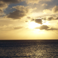 Sunset on the Atlantic Ocean