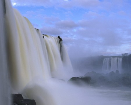 Cascades of Iguazu Falls, Brazil - brazil, waterfalls, iguazu