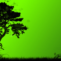 Green Silhouette (Vector Art)