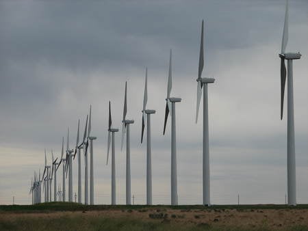 Wind Turbines - clean, electricity, green, power, wind turbines, windmills