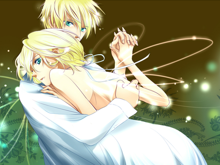 Rin and Len - len, kagamine, rin, vocaloid