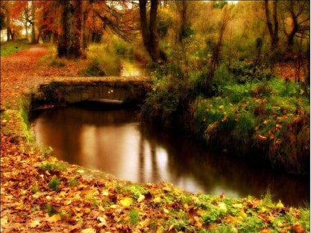 FLOW ALONG GENTLE RIVER - gentle, river