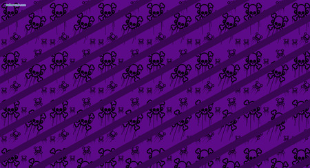 PURPLE SKULL - skulls, twitter, purple