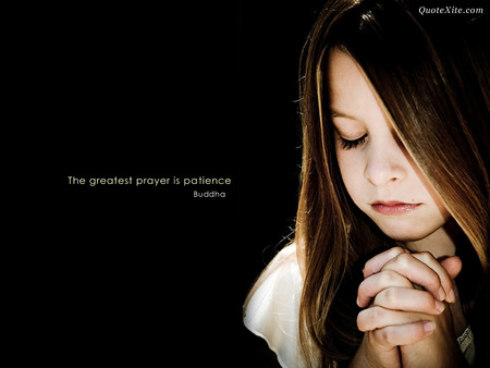 prayer is patience