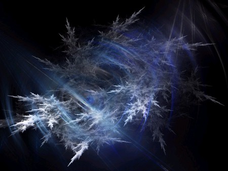 Digital frost - winter, digital, 3d, frost