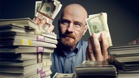 Breaking Bad - Bryan Cranston, Money, Breaking Bad, Heisenberg, TV Series, Walter White