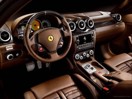 Ferrai 612 Scaglietti Interior - Ferrai, car, Scaglietti, Interior, 612