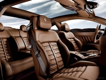 Ferrai 612 Scaglietti Interior - ferrai, car, scaglietti, 612, interior